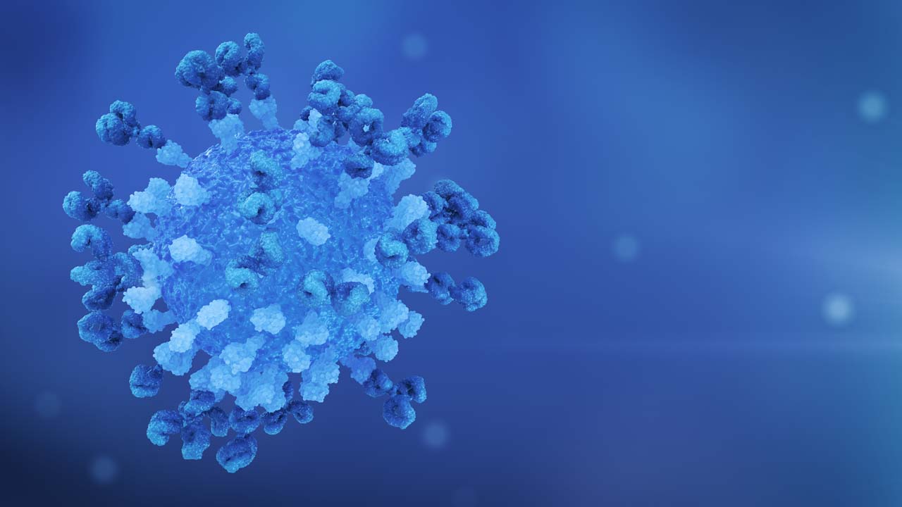 Virus Antibody Neutralisation Loop Still Blue Left