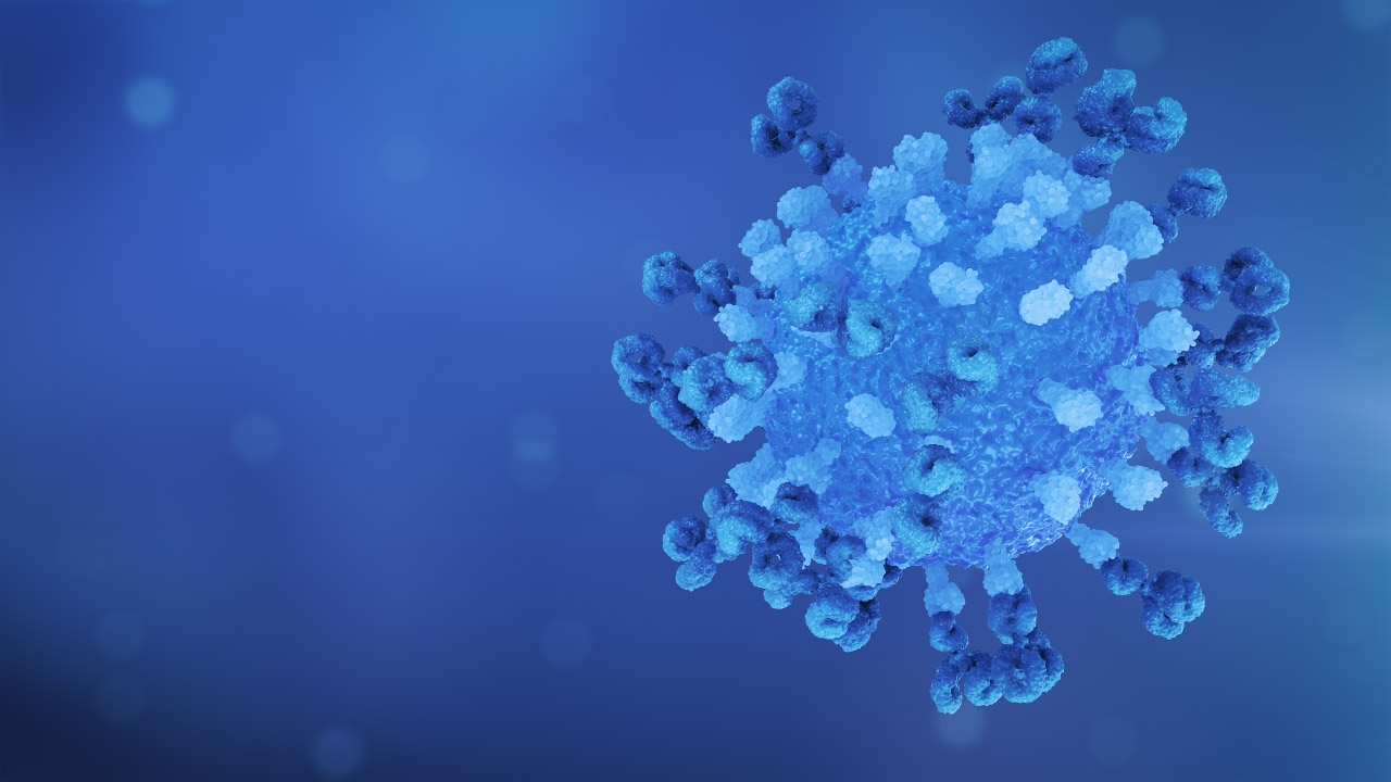 Virus Antibody Neutralisation Loop Blue Right