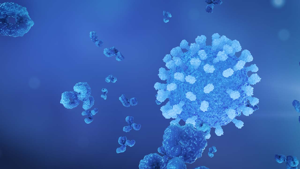 Virus Antibody Neutralisation Still Blue Right